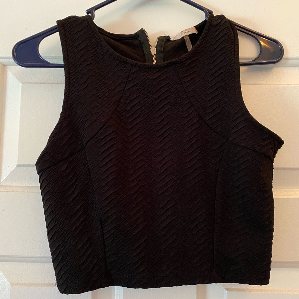 Black Crop Top